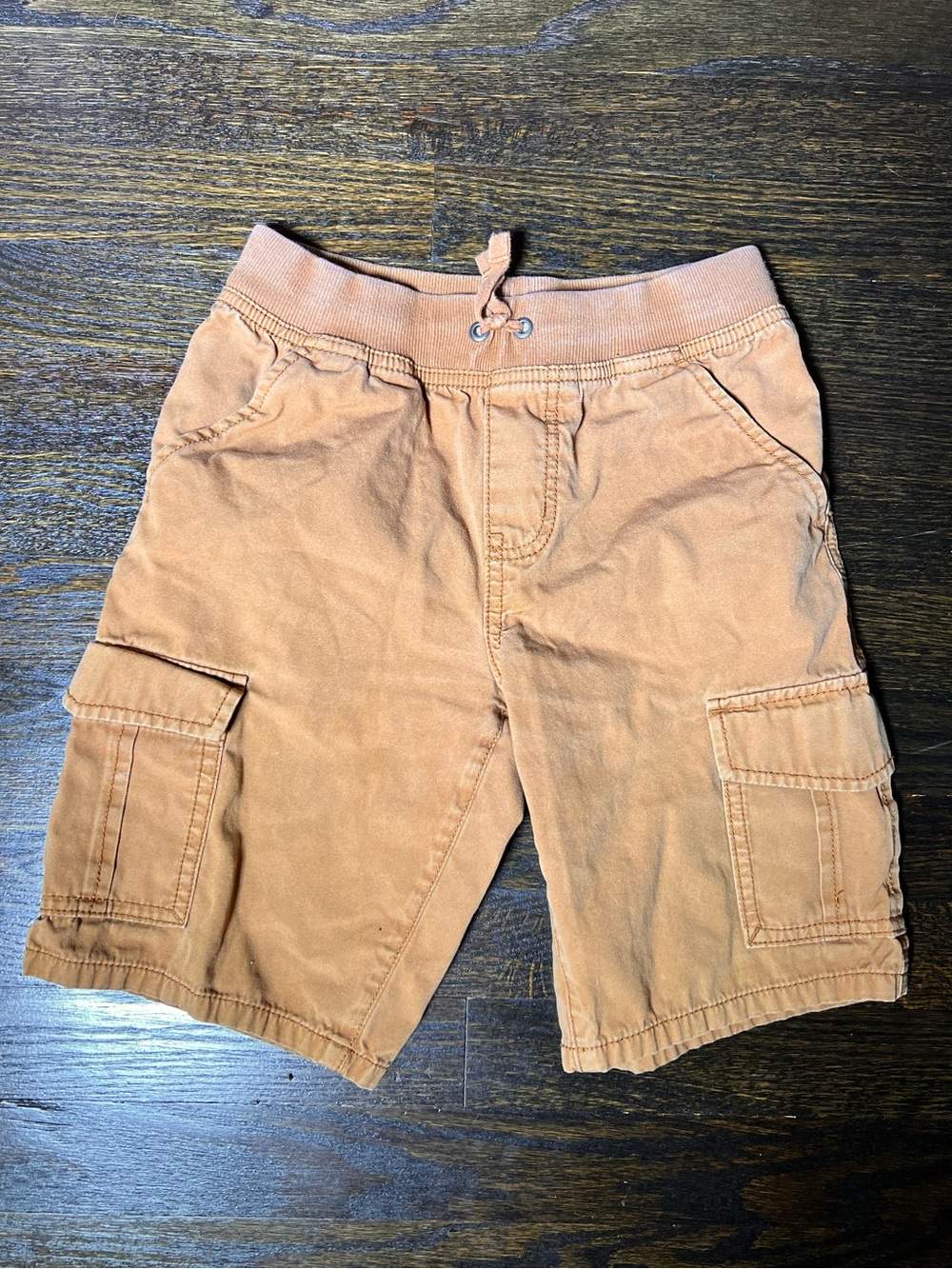 Hanna Andersson Kids Cotton Canvas Cargo Shorts 130 cm Size 8